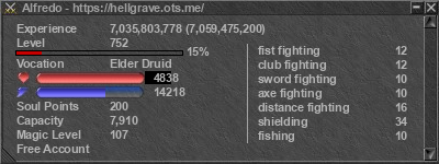 Signature for player Alfredo