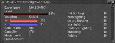 Signature for player Beliar