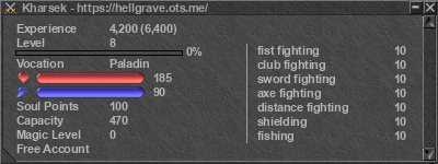 Signature for player Kharsek