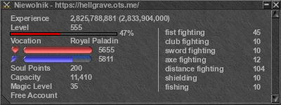 Signature for player Niewolnik