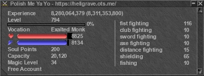 Signature for player Polish Me Ya Yo