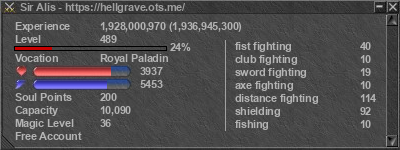 Signature for player Sir Alis