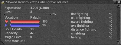 Signature for player Slowed Reverb