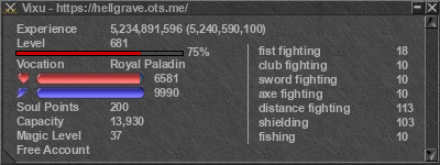 Signature for player Vixu