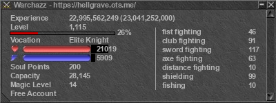 Signature for player Warchazz