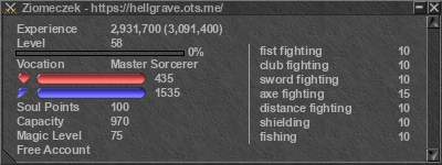 Signature for player Ziomeczek